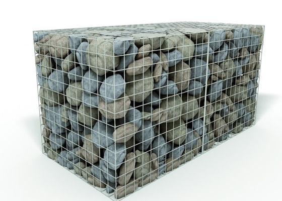 Scatola gabion rivestita in PVC verde 2m-6m maglia esagonale