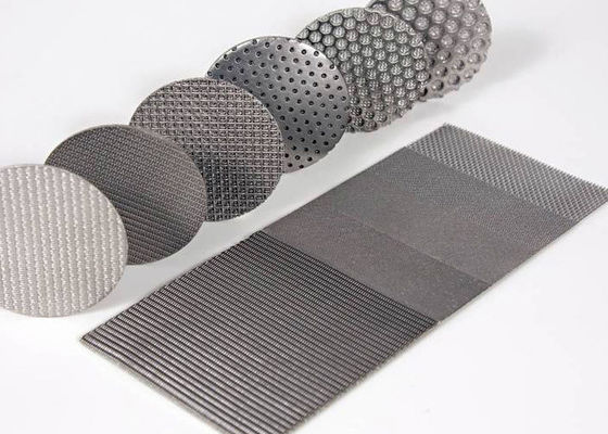 Filtro a rete sinterizzata in acciaio inossidabile 304 a 5 strati, 1-100 micron