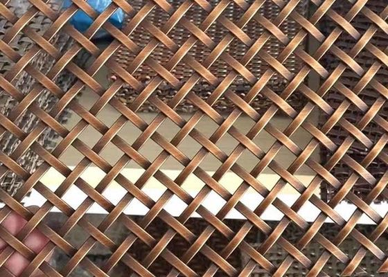 Griglie di filo decorativo versatili di spessore di 2 mm per armadi e decorazioni architettoniche 31% Area aperta