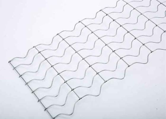 Griglia di rivestimento di peso di calcestruzzo galvanizzato crimped 25,4 mm x 67 mm Griglia x 190,5 mm Strip