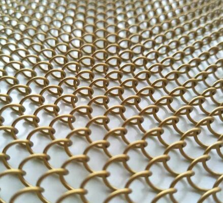 1.0mm filo UV resistente dimensioni personalizzabili filo di alluminio maglia tenda di bobina di metallo