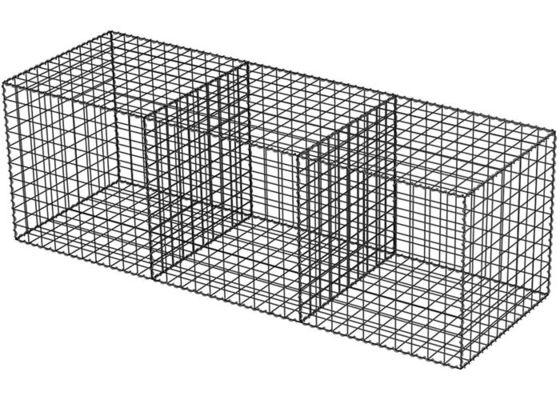 Galfan galvanizzato ha saldato Mesh Gabion Baskets Defense Gabion ha saldato la rete metallica