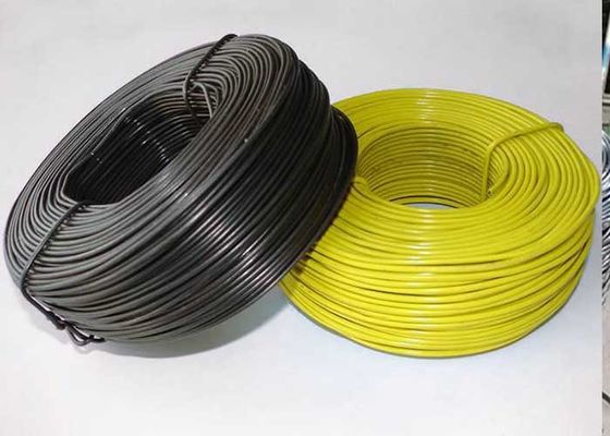 Il PVC di verde giallo ha ricoperto il filo di acciaio rivestito di plastica del cavo 4mm di gi