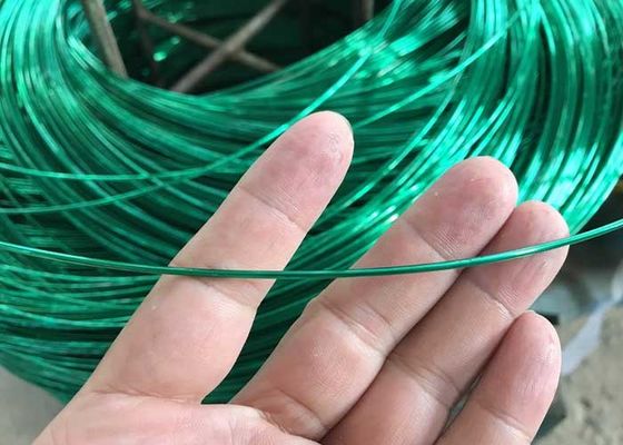 Il PVC di verde giallo ha ricoperto il filo di acciaio rivestito di plastica del cavo 4mm di gi