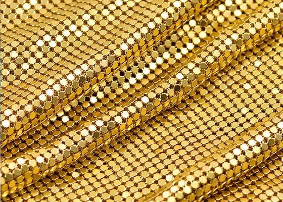 Panno metallico del tessuto (tenda metallica del panno dello zecchino) - zecchino dell'ottagono e del giro