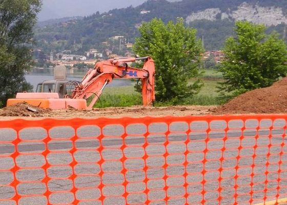 Protezione frangivento resistente arancio che cattura con la rete la protezione frangivento Mesh Fencing di 30m 50m