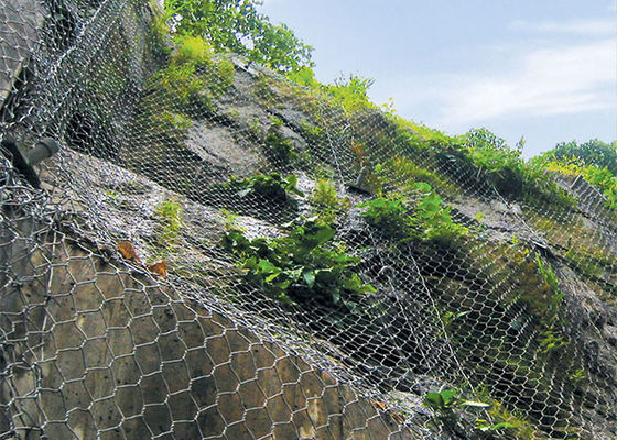 0.5m larghezza rete di protezione contro le cadute di roccia in montagna