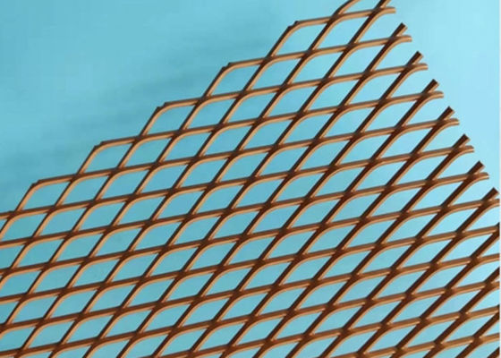 Anodizzato in alluminio con rete metallica estesa 10x20 mm soffitto sospeso