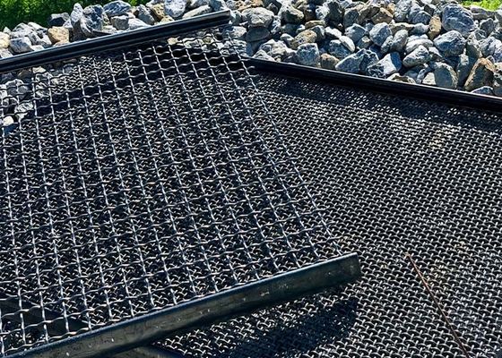 0.71mm Crusher di acciaio a basso tenore di carbonio schermo mesh per l'estrazione mineraria