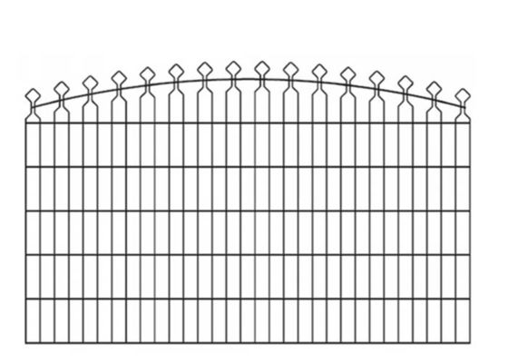Prestige Mesh 868 Double Wire Fence 50 × 200mm per uso decorativo