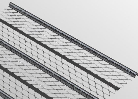 Acciaio galvanizzato ad alta resistenza 20 mm di profondità RIB Lath Mesh Grande capacità di incollaggio del gesso