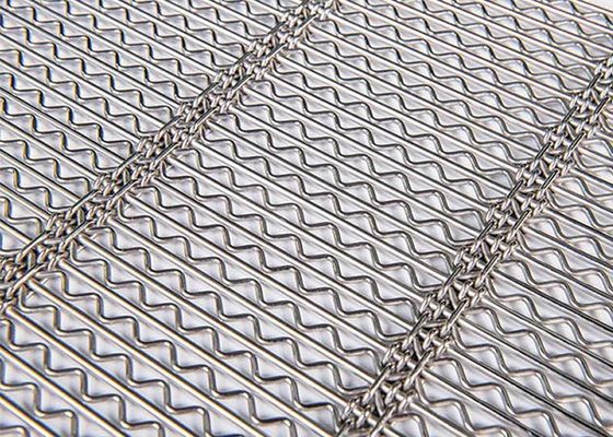 Striscia di supporto di filo d'acciaio schermo di auto-pulizia mesh con meno sporgimento e accecamento