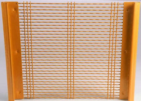 Rivestimento in polvere Vibrating Screen Mesh Self-cleaning Metal Alta resistenza anti-bloccaggio