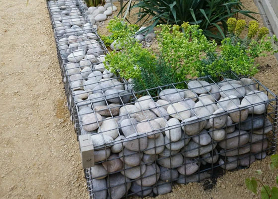 Un design unico crea cesti di gabioni da giardino per aggiunte decorative ai giardini dei parcheggi