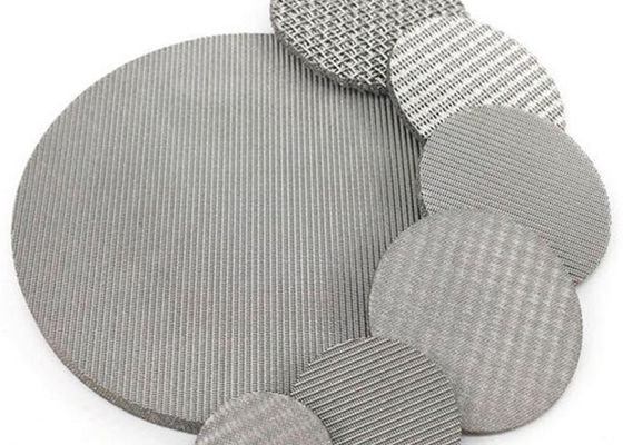 Disco di filtro in acciaio inossidabile sinterizzato per filtro liquido