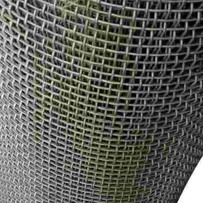 2.0mm Apertura Acciaio ad alto tenore di carbonio Tessuto di filo di stoffa resistente all'usura nell'industria chimica