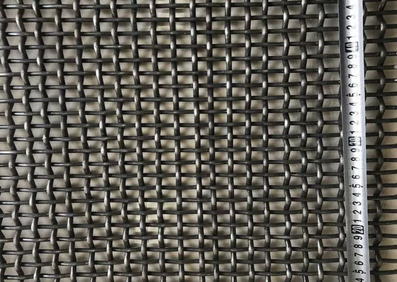 2.0mm Apertura Acciaio ad alto tenore di carbonio Tessuto di filo di stoffa resistente all'usura nell'industria chimica
