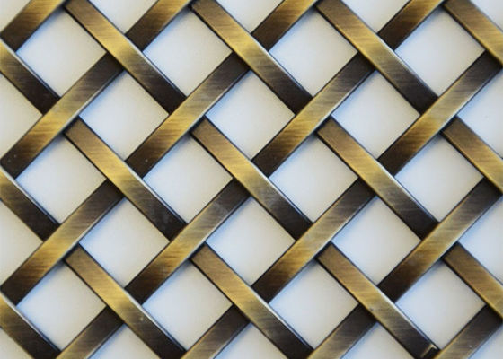Griglia di filo tessuto architettonico in metallo in bronzo
