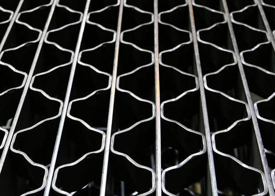 Griglia in acciaio rivettato, distanza barre portanti 3/4", elevata capacità di carico