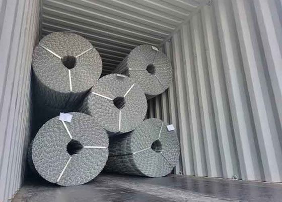 10 linee di filo galvanizzato oleodotto rinforzato mesh di filo saldato per offshore