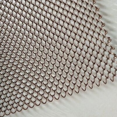 1.0mm filo UV resistente dimensioni personalizzabili filo di alluminio maglia tenda di bobina di metallo