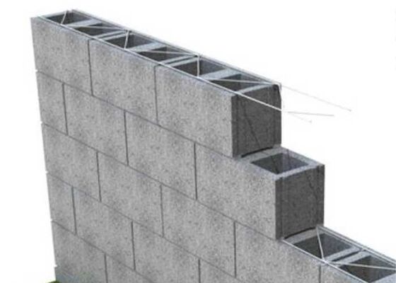 Rafforzamento per pareti di blocchi di maglia galvanizzata saldata per struttura di muratura 50x50mm 3.5mm
