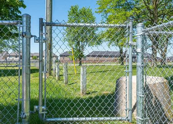 25mm 3mm di diametro Galvanizzato Chain Link Recinzione Acciaio a basso tenore di carbonio filo