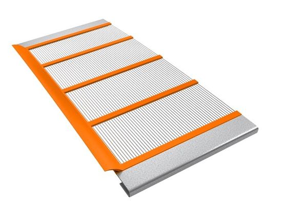 PU Support Strip Wire Straight Self-Cleaning Screen Mesh