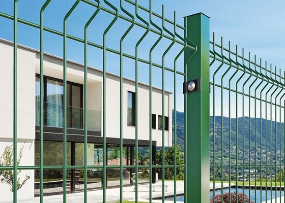 Fence di sicurezza 3D 50×200mm galvanizzata a caldo di diametro 4mm con palo quadrato