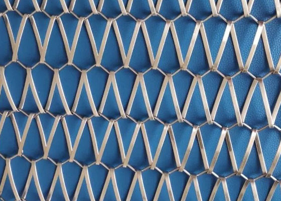 SS304 36,5 mm Spirale Pitch Sprial Weave Metal Conveyor Belt Mesh