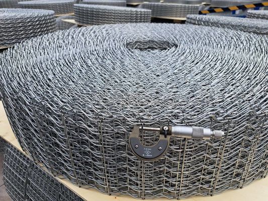 8 Line Wire Offshore Pipeline Contro-peso Saldato Mesh Per Rafforzare strato di calcestruzzo di Pipeline