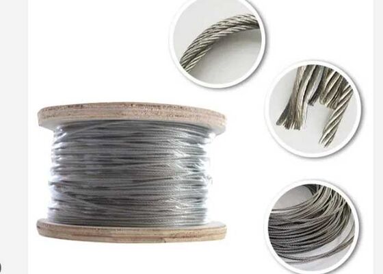 Fuoco di acciaio inossidabile 304 rivestito di nylon (7x7 costruzione)