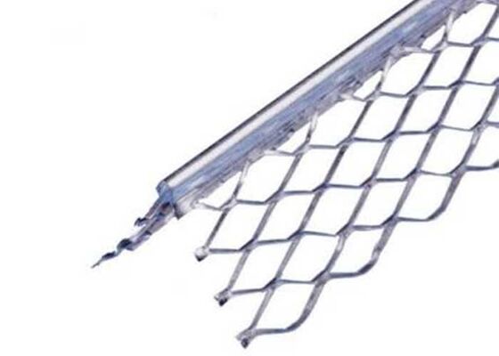 Perla di metallo galvanizzata ad angolo espandito 25x25 mm rinforzo di angolo 2,5 m lunghezza muro a secco Protezione del bordo di intonaco