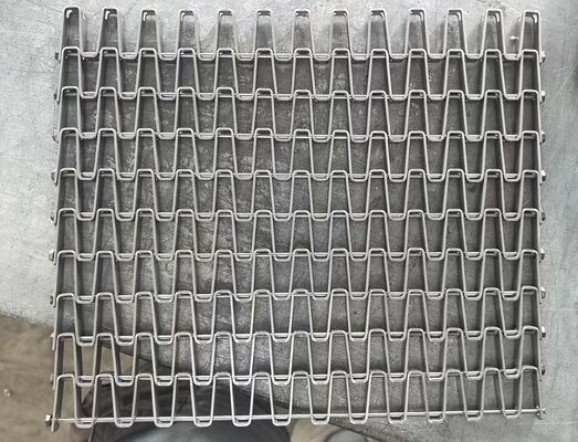 Perno Intermedio SUS304 Diametro Barra 3mm Altezza Nastro 9.4mm Passo Spirale Parte di Ricambio Nastro Trasportatore Metallico