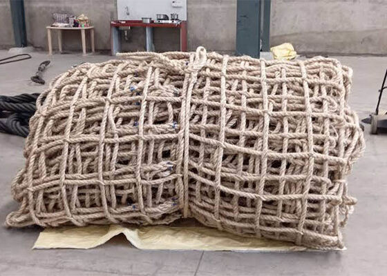 Rete di sicurezza per eliporto in corda di sisal per atterraggio elicotteri 20m*20m, standard CAP 437